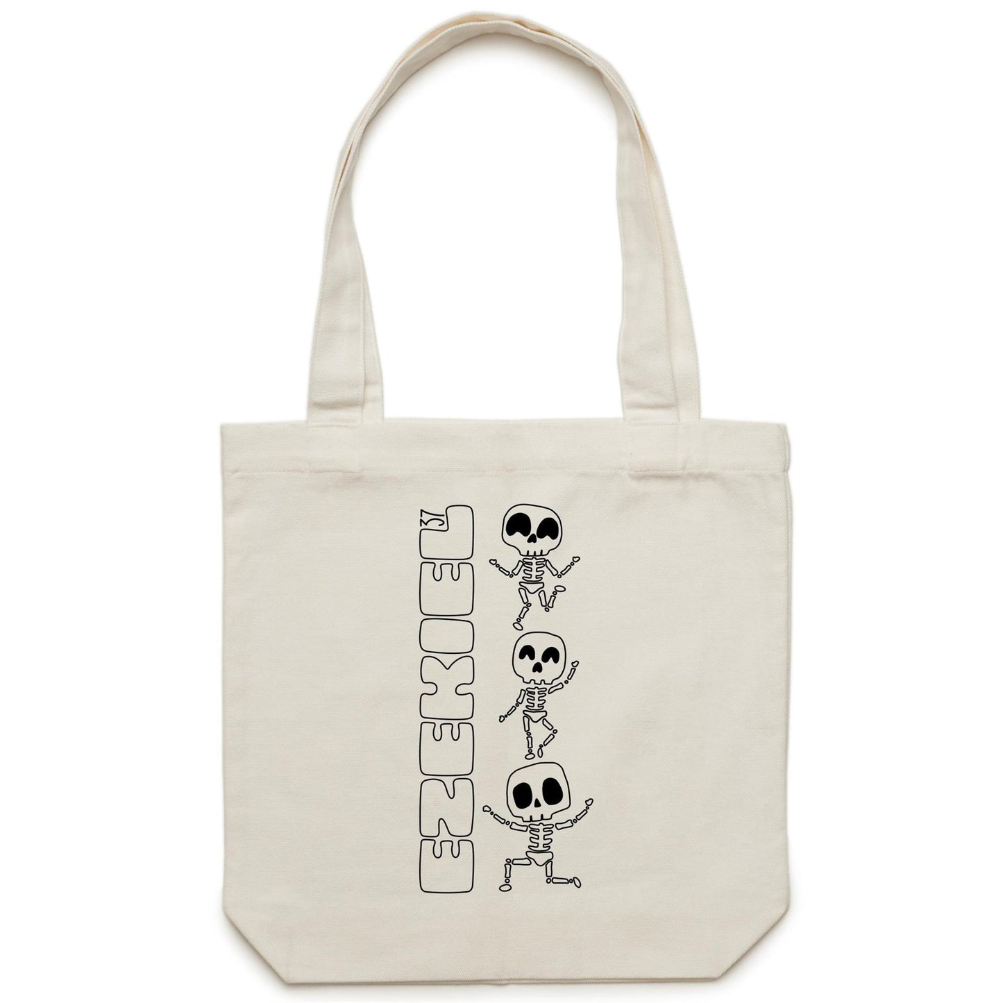 Ezekiel 37 Canvas Bible Tote Bag - Carrie