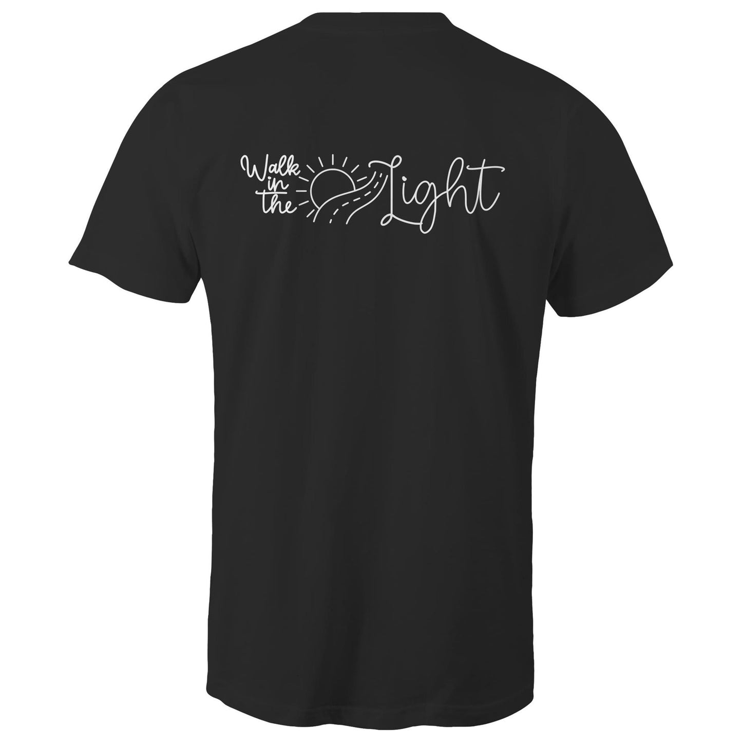 Walk in the Light Men's Christian TShirt