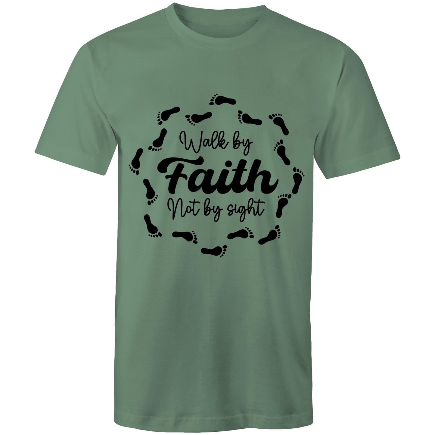 Walk by Faith Mens T-Shirt