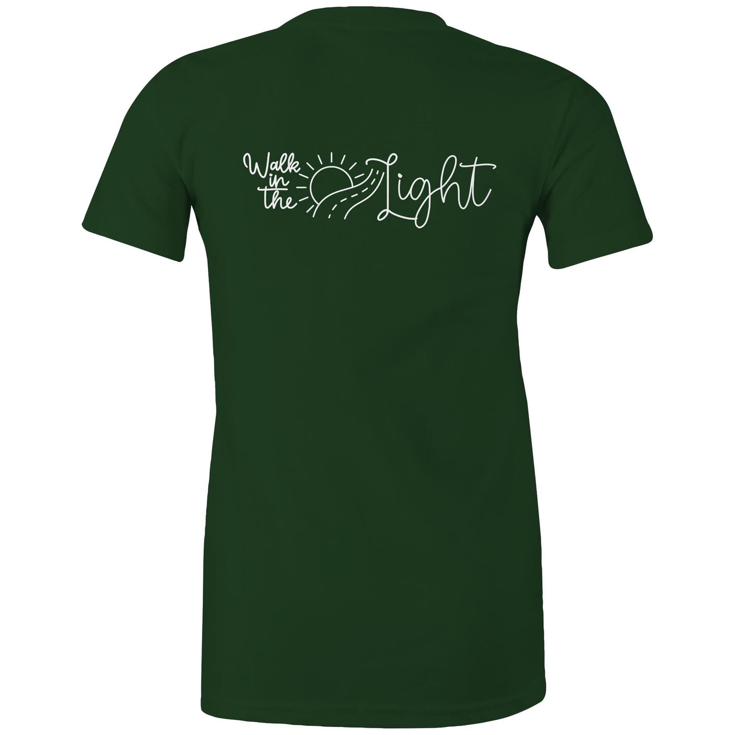 Walk in the Light Women's Christian TShirt