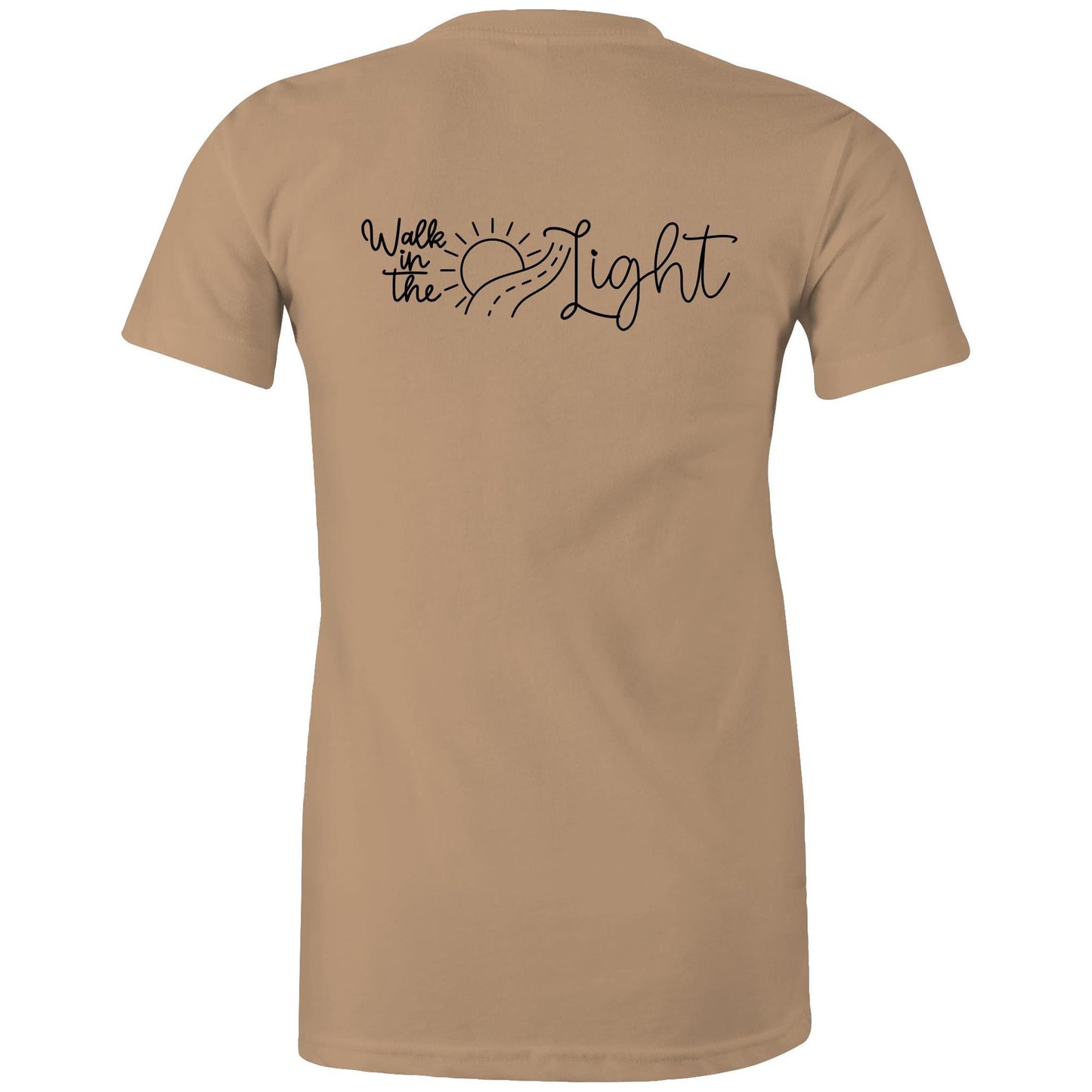 Walk in the Light Women's Christian TShirt