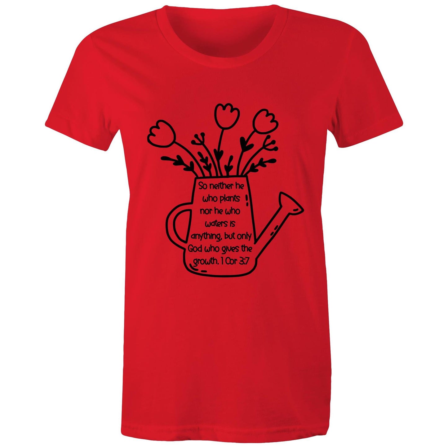 God Made It Grow Christian Women's Tee