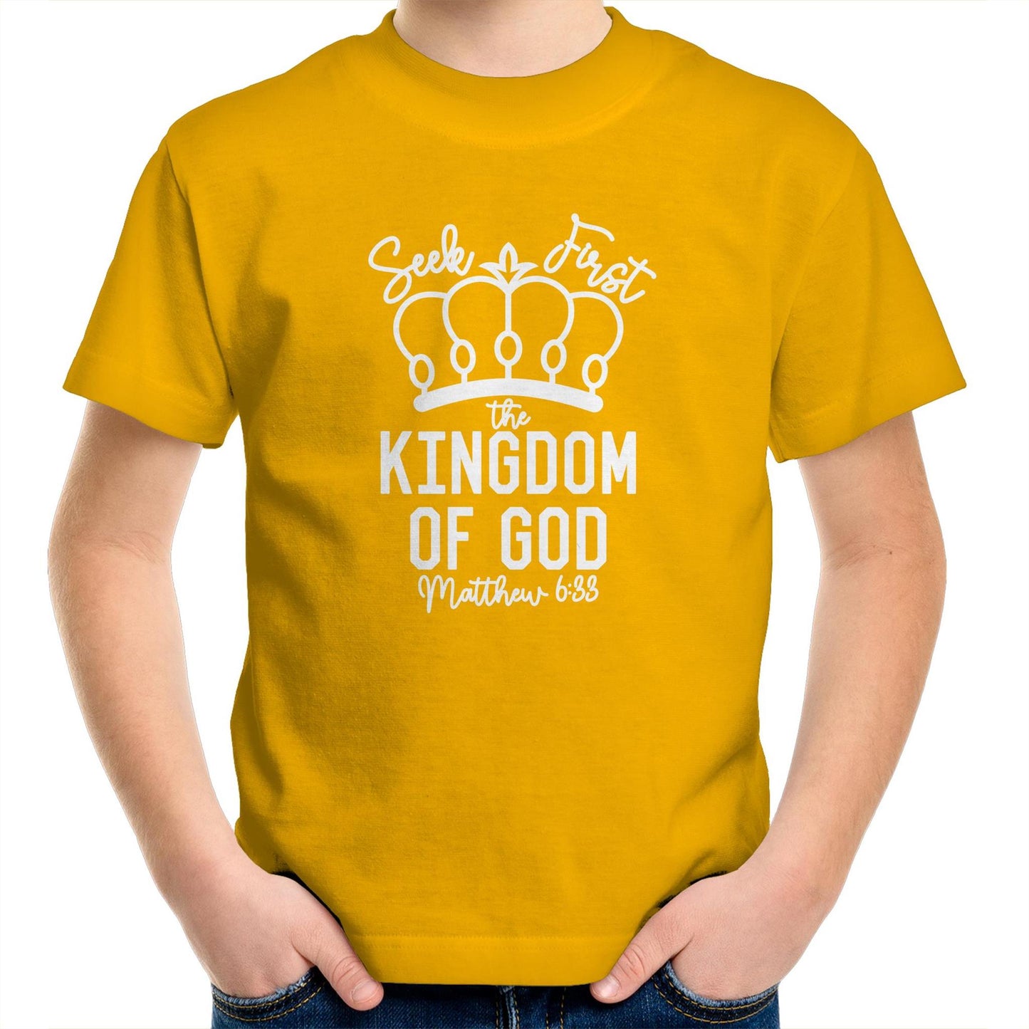 Seek Gods Kingdom First Kids & Youth T-Shirt