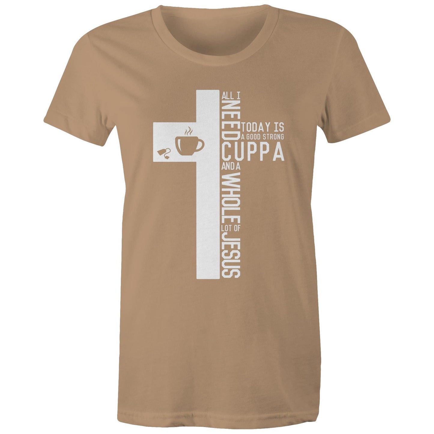 Cuppa & Jesus Women's Tee