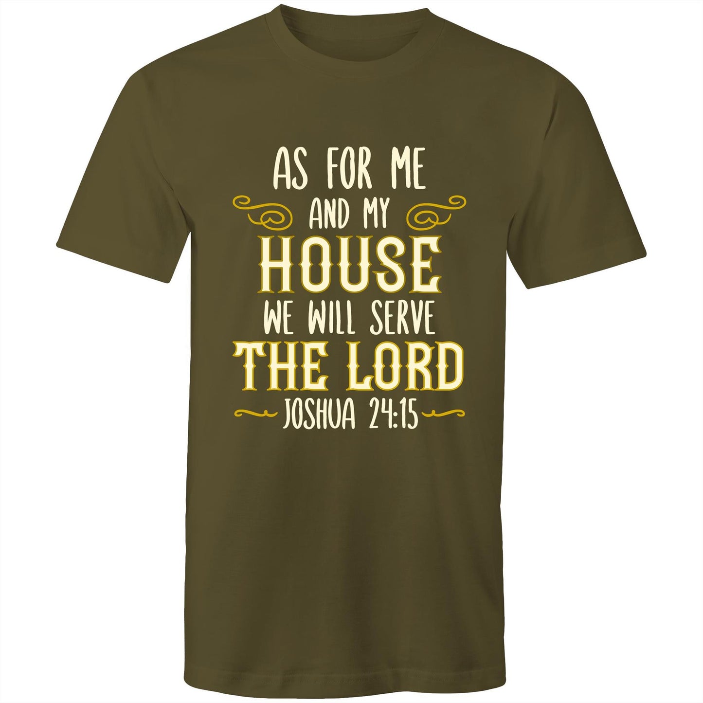 Serve the Lord Joshua 24 - Mens T-Shirt