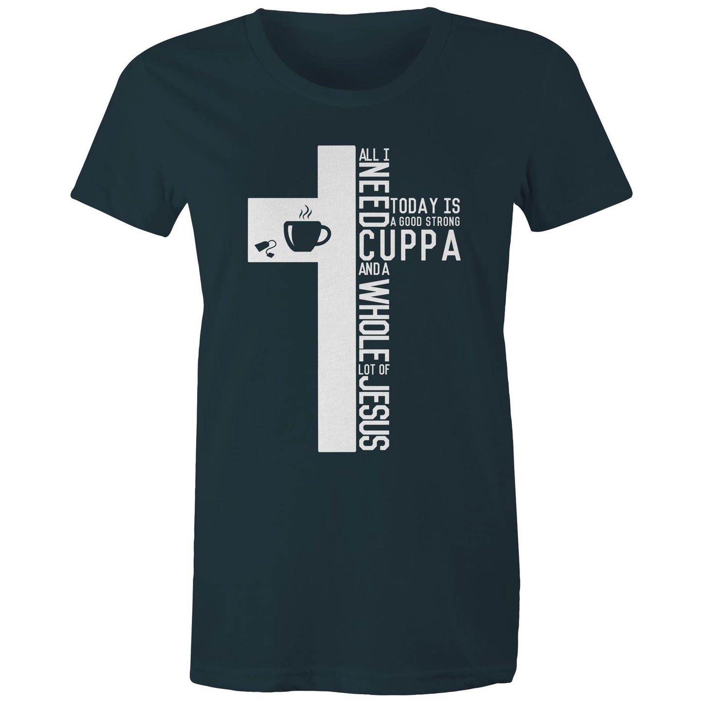 Cuppa & Jesus Women's Tee