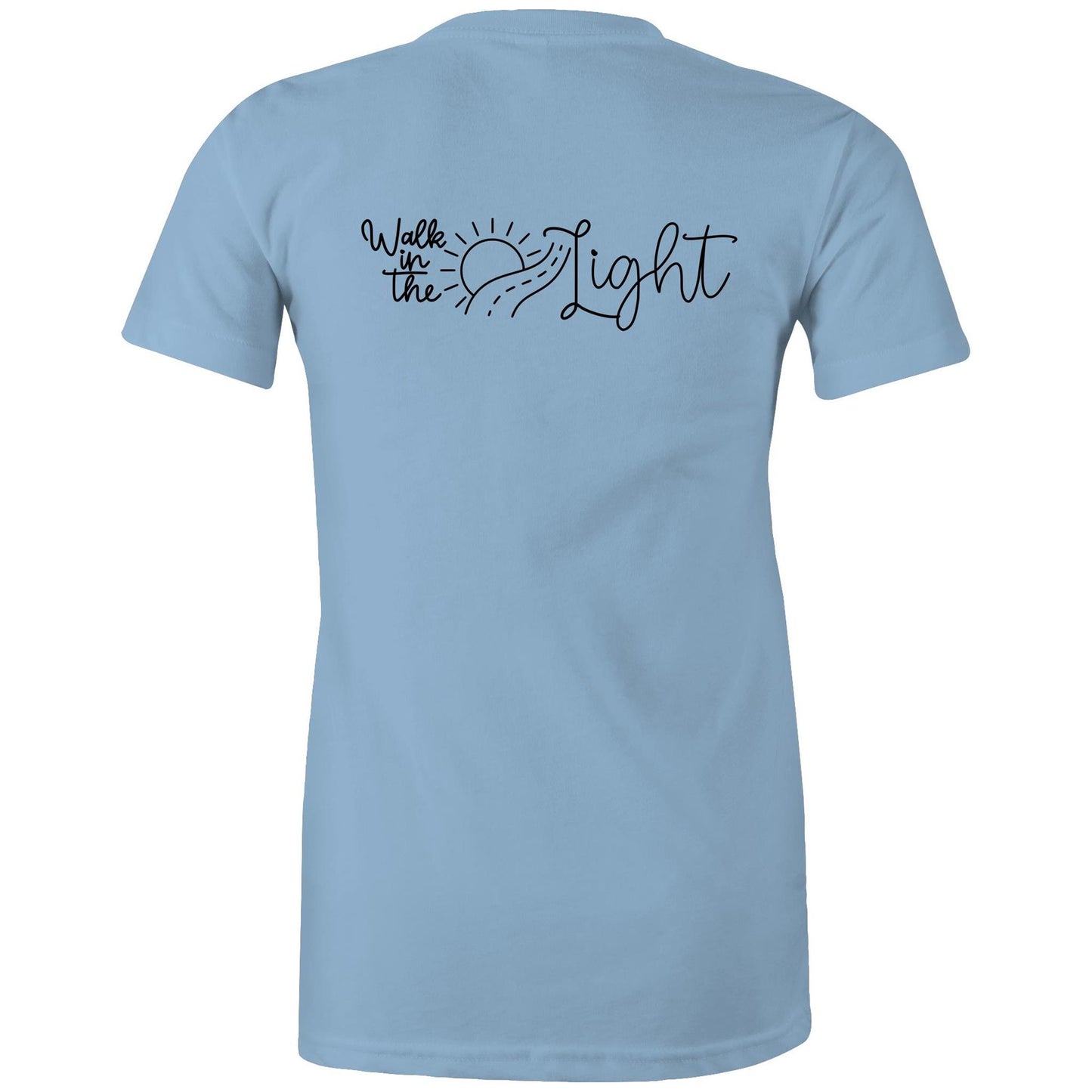 Walk in the Light Women's Christian TShirt