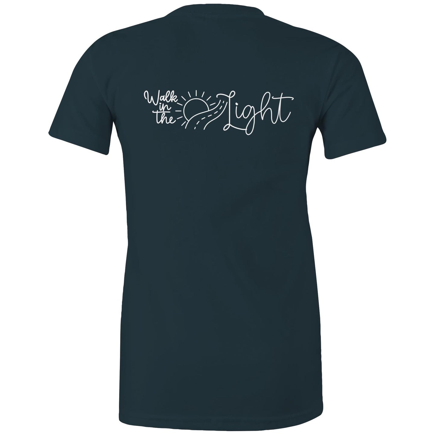 Walk in the Light Women's Christian TShirt