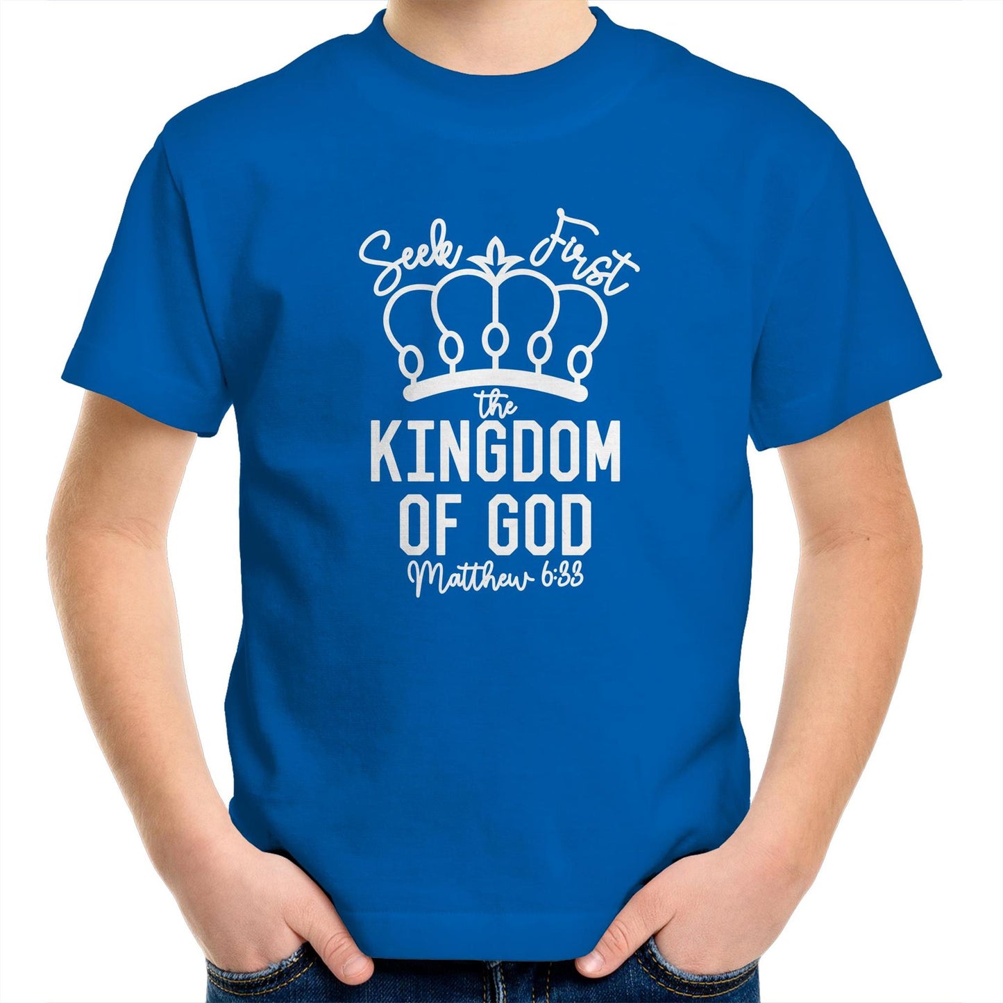 Seek Gods Kingdom First Kids & Youth T-Shirt