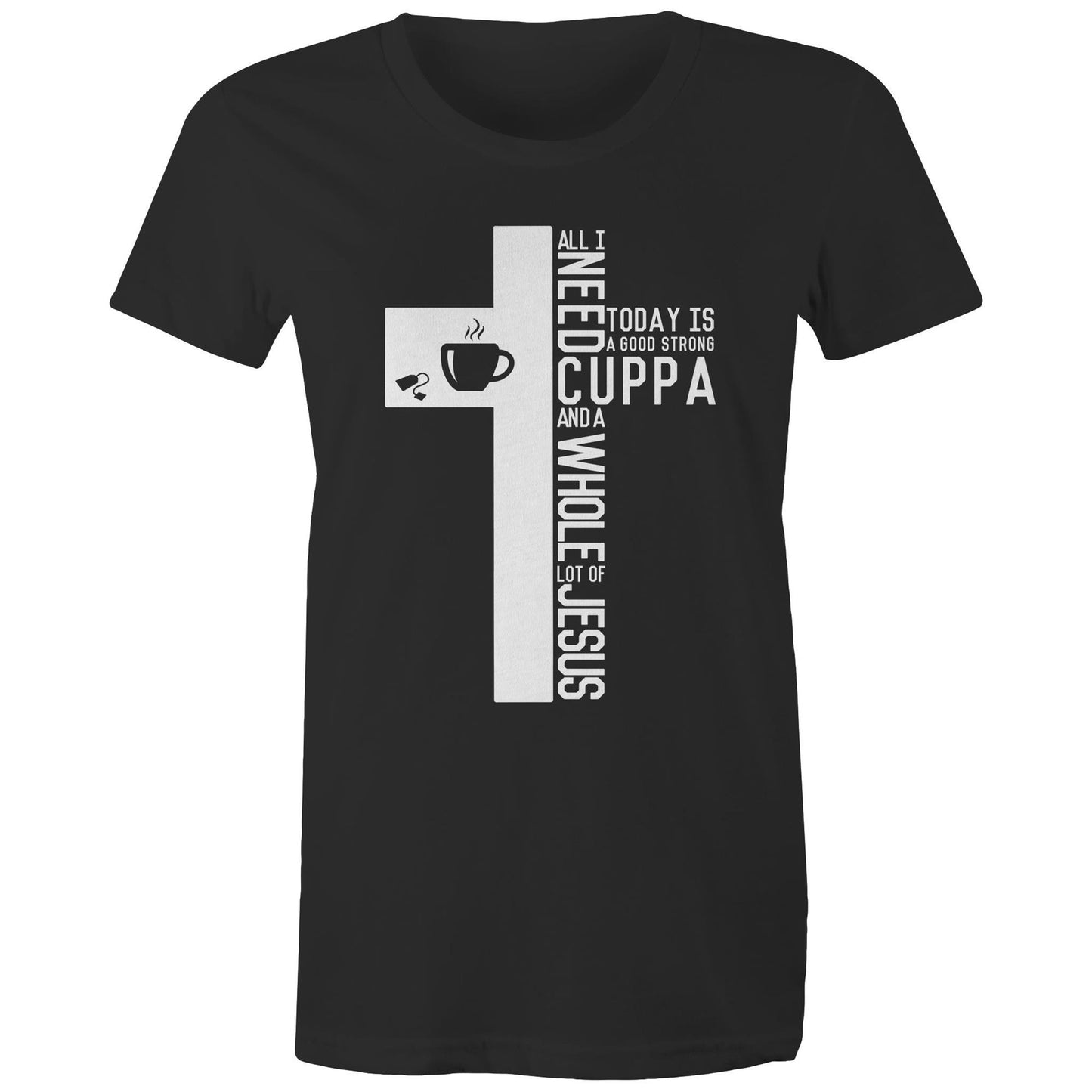 Cuppa & Jesus Women's Tee