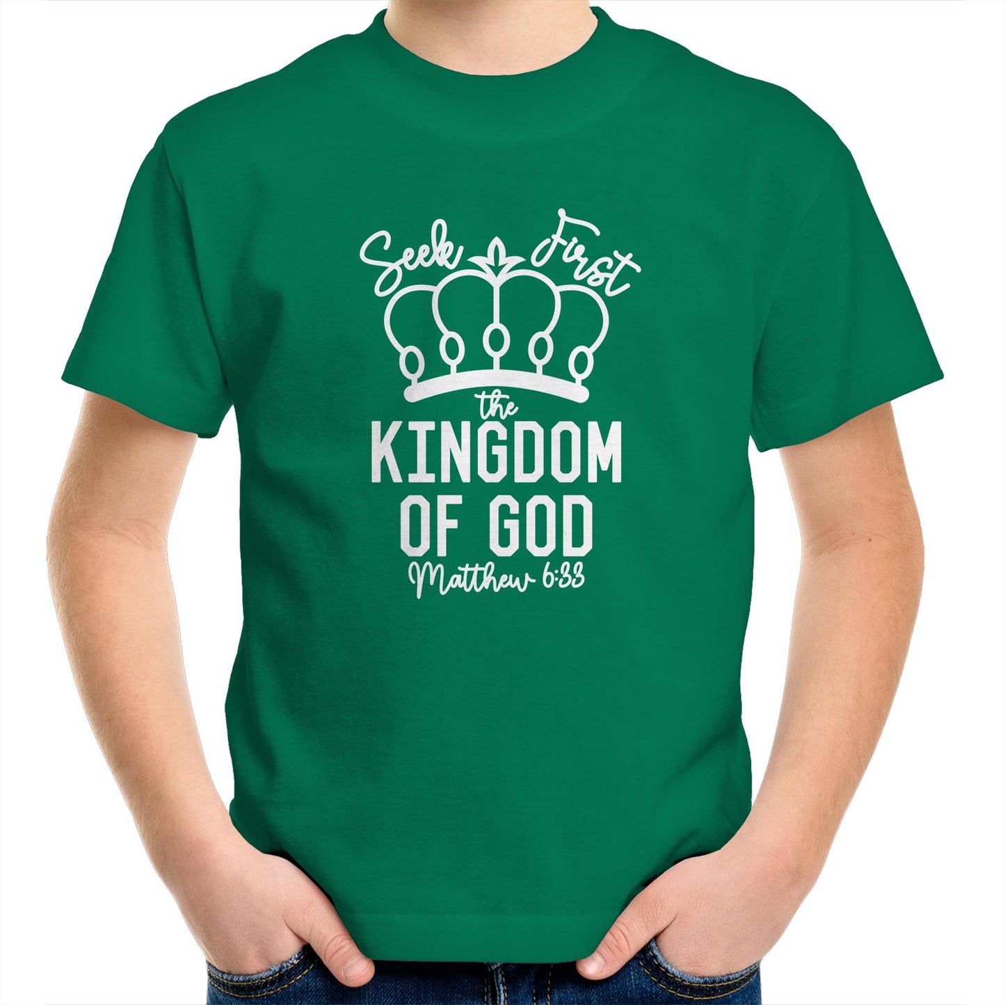 Seek Gods Kingdom First Kids & Youth T-Shirt