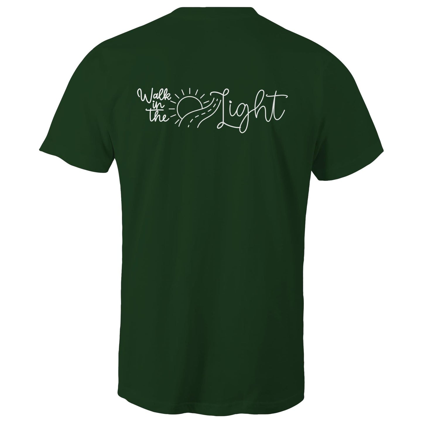 Walk in the Light Men's Christian TShirt