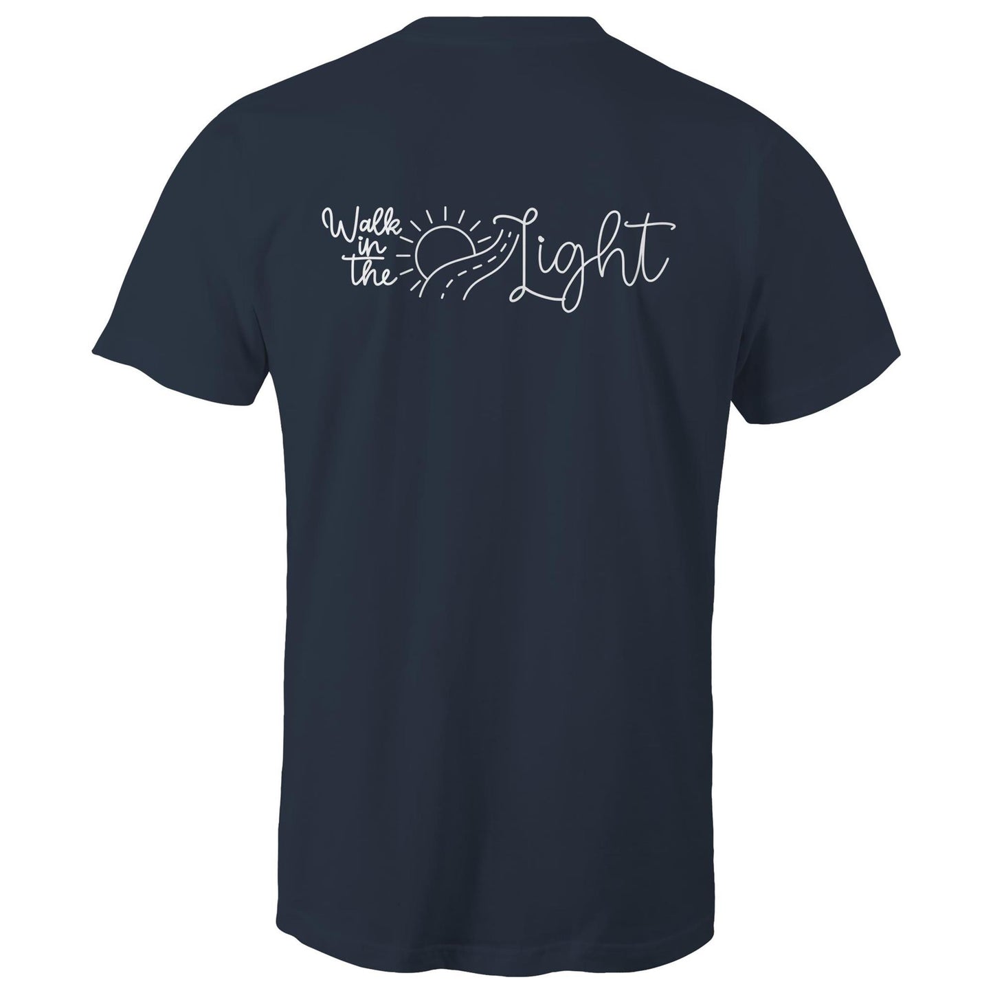 Walk in the Light Men's Christian TShirt