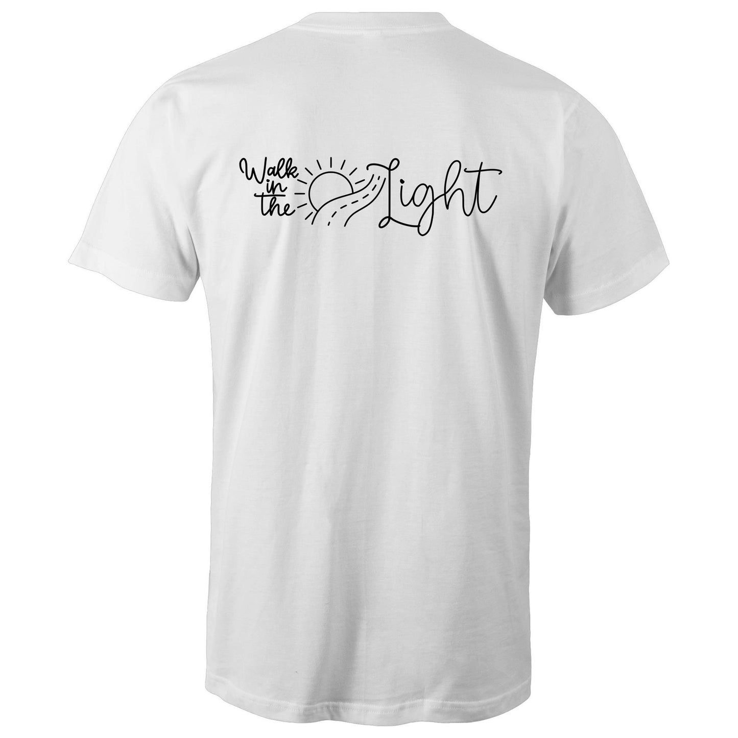 Walk in the Light Men's Christian TShirt