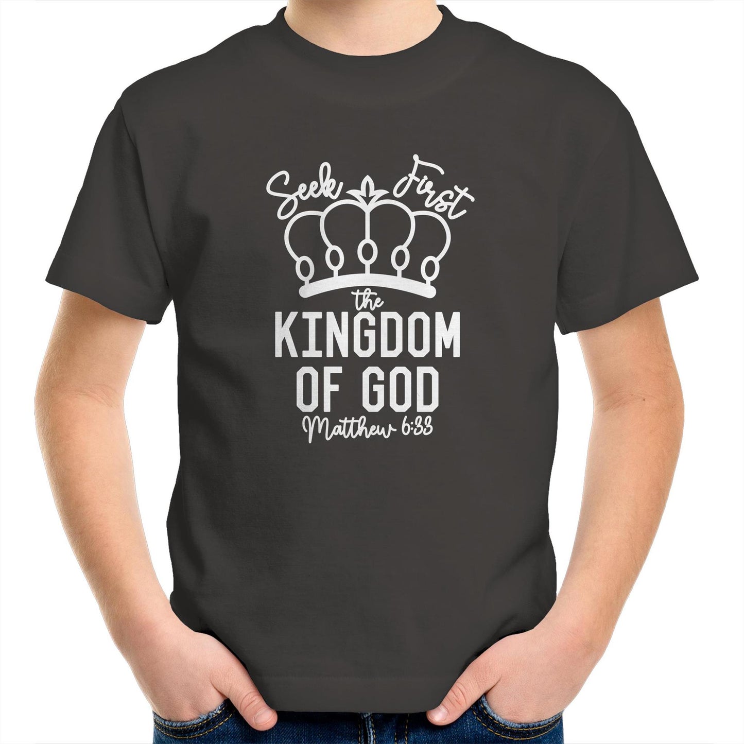 Seek Gods Kingdom First Kids & Youth T-Shirt