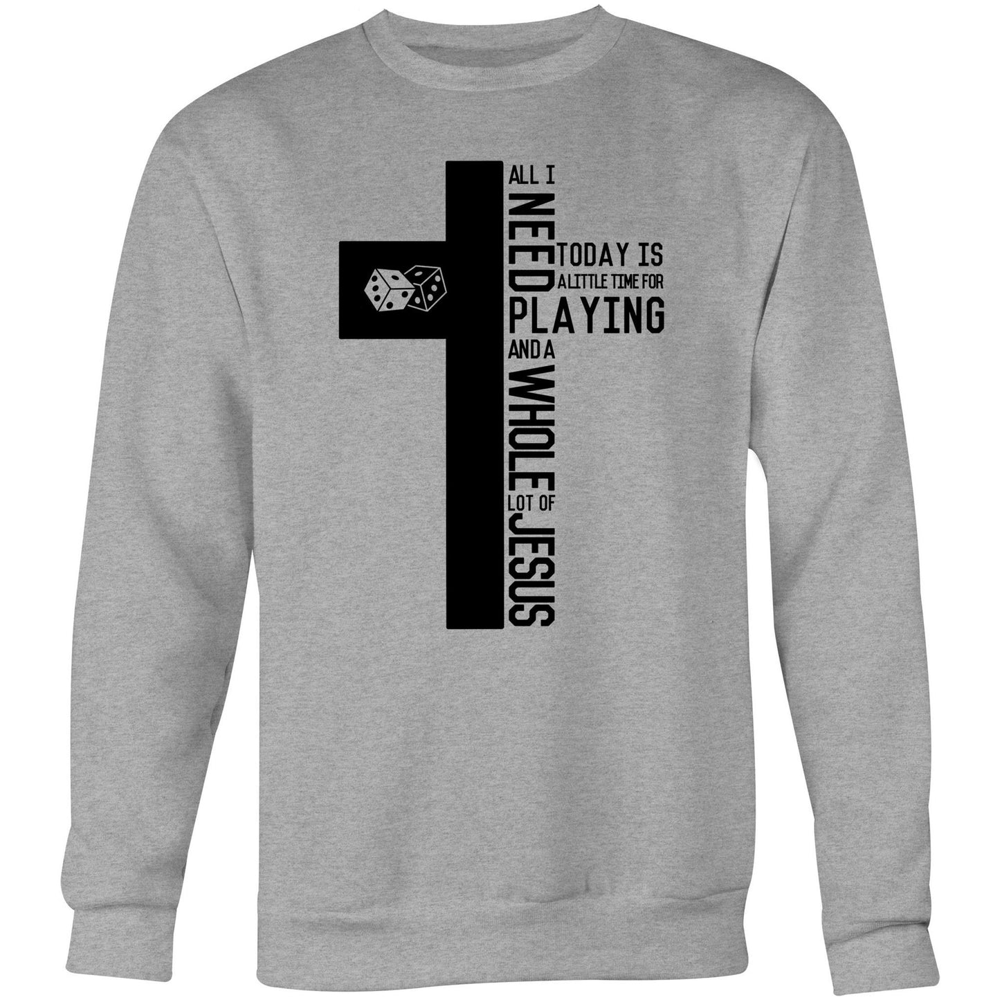 I Need Games & Jesus Crew Sweatshirt