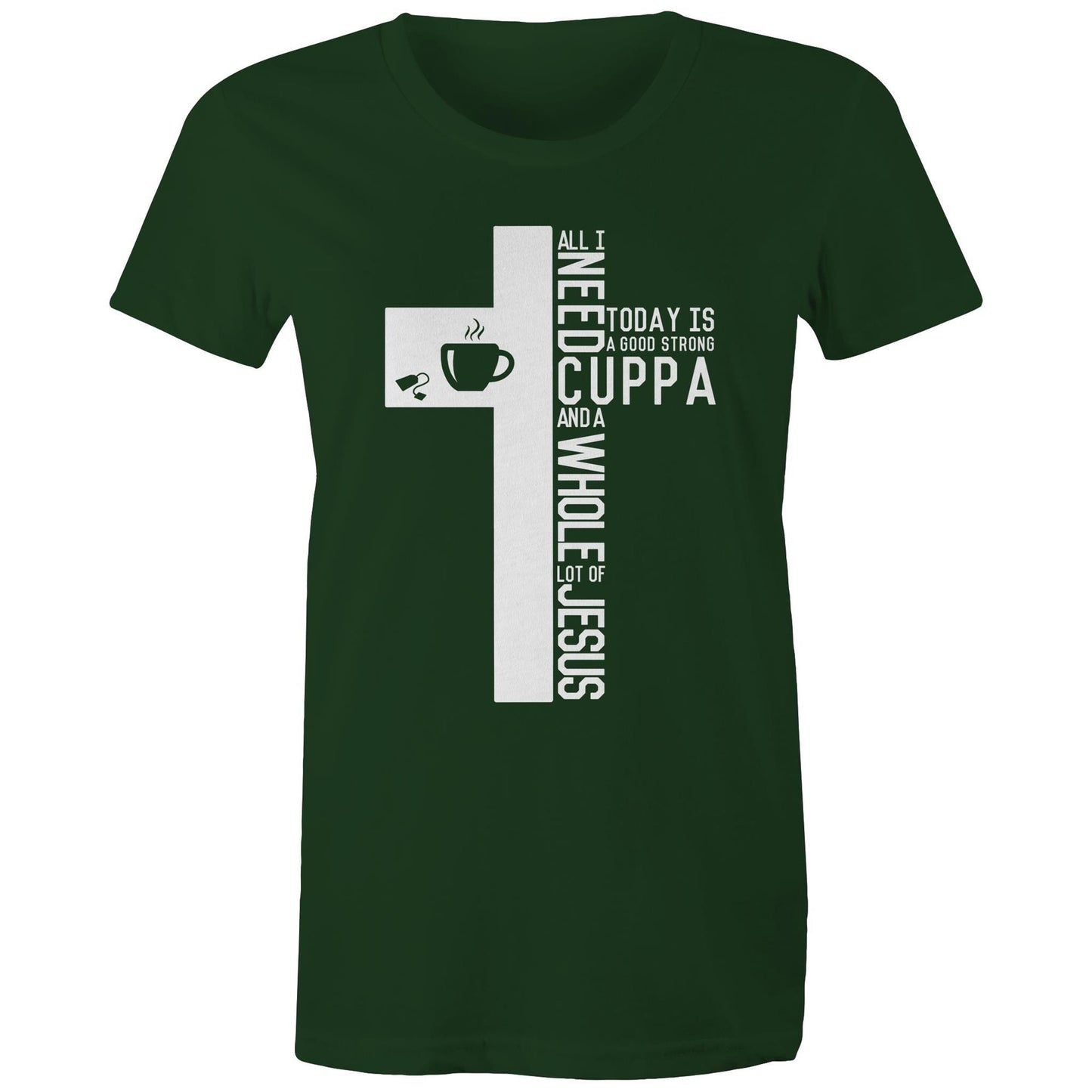 Cuppa & Jesus Women's Tee