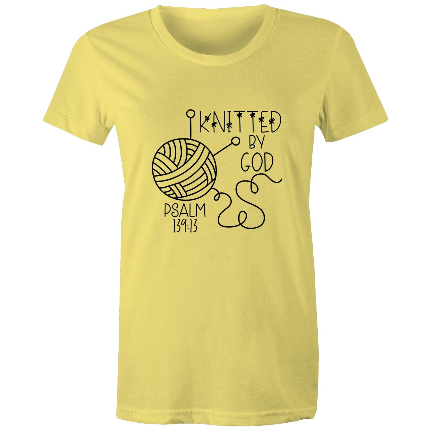 Knitted By God Women's Maple T-Shirt