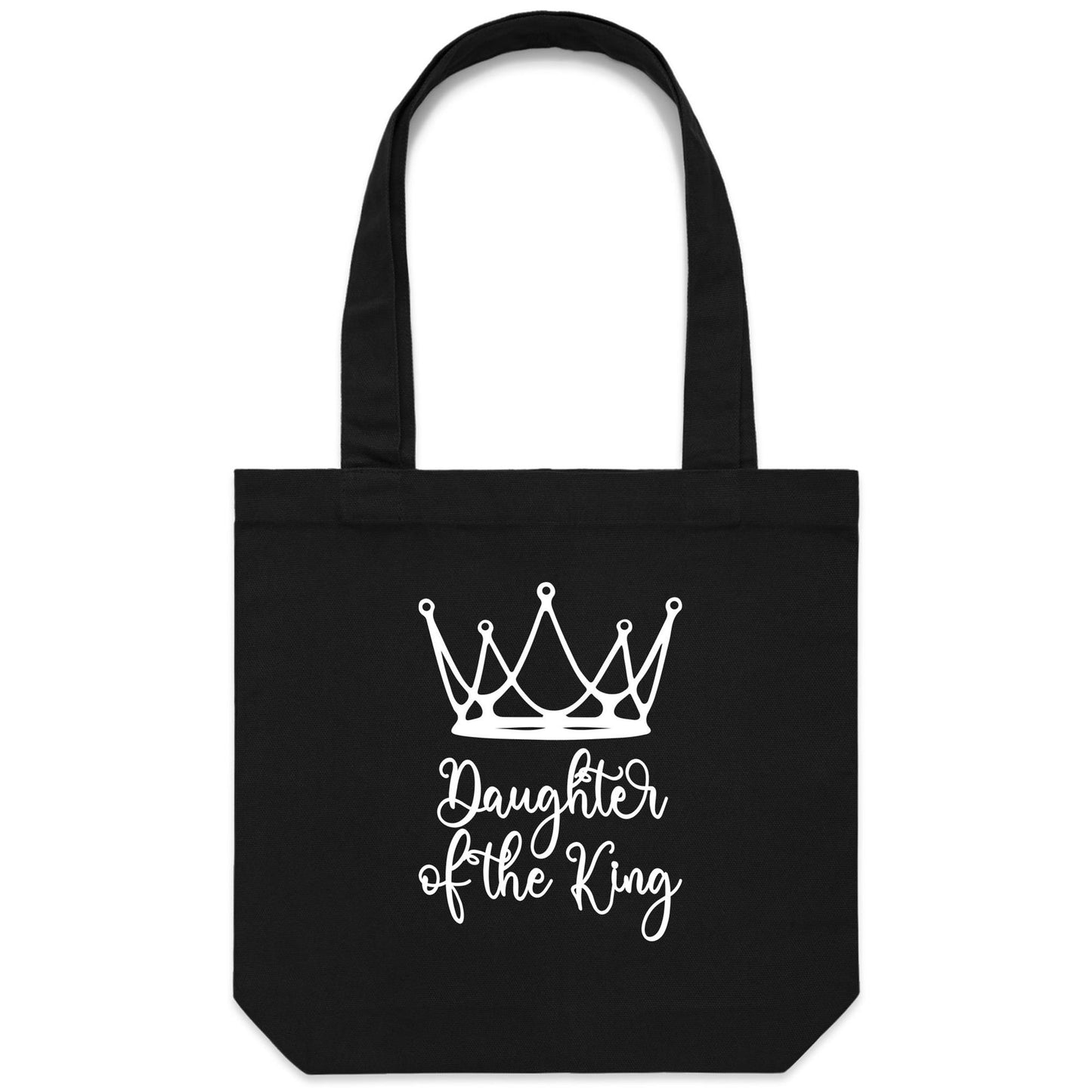Daughter of the King Canvas Tote Bag (Carrie Style)