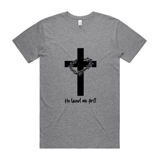 Jesus Christ Loved Me First Organic Tee