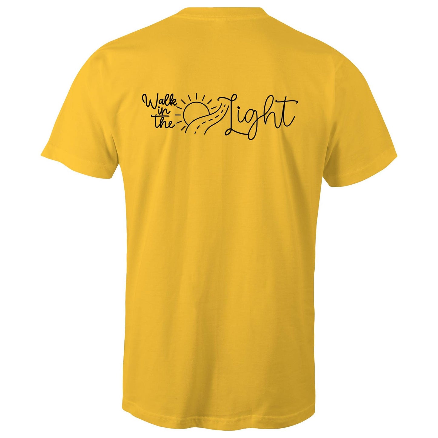 Walk in the Light Men's Christian TShirt