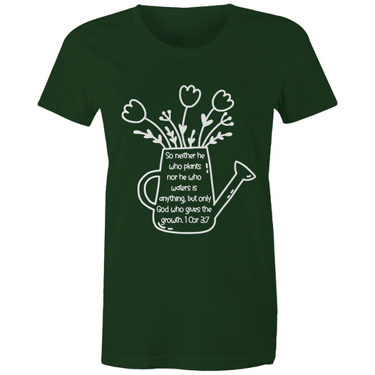 God Made It Grow Christian Women's Tee