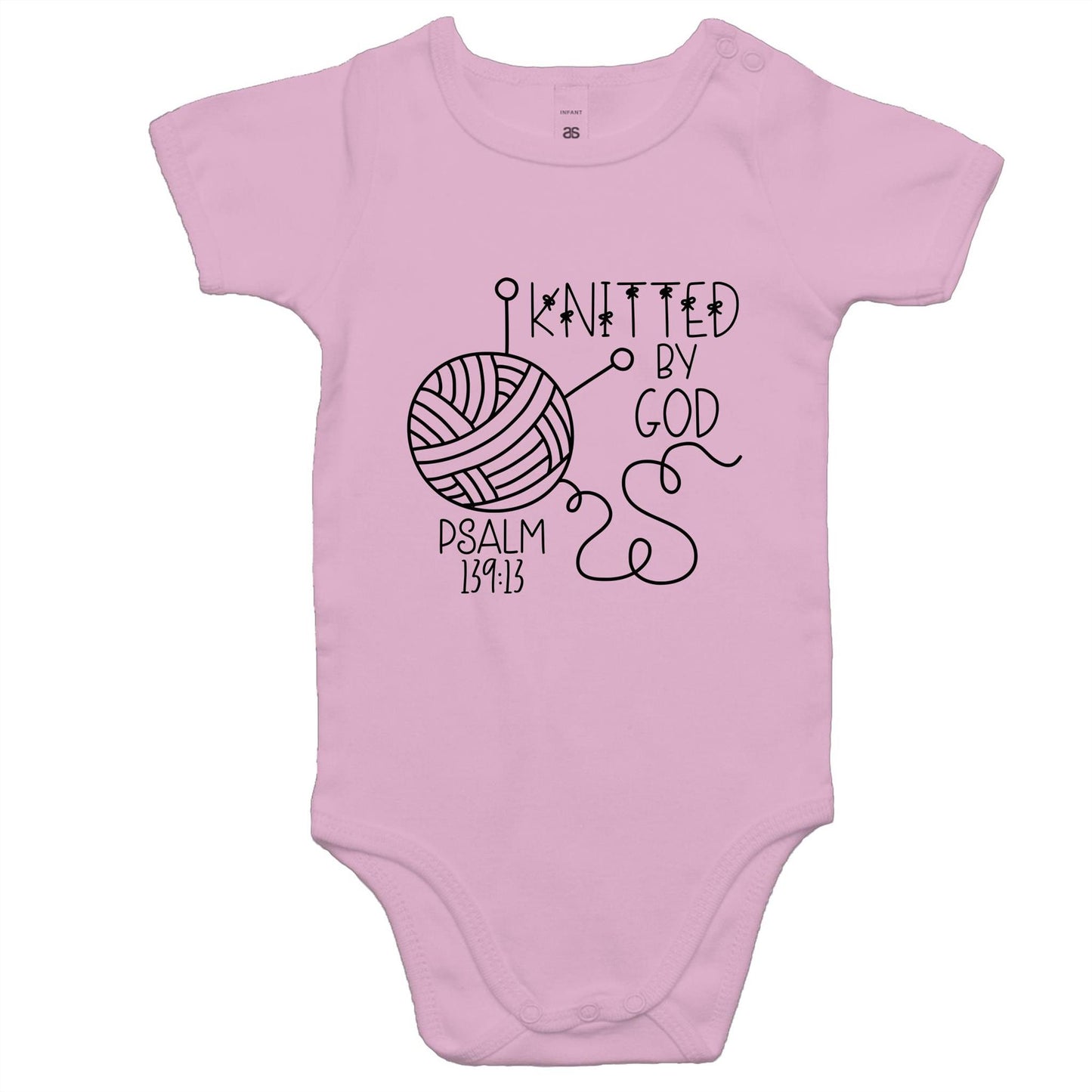 Knitted by God Baby Onesie Romper