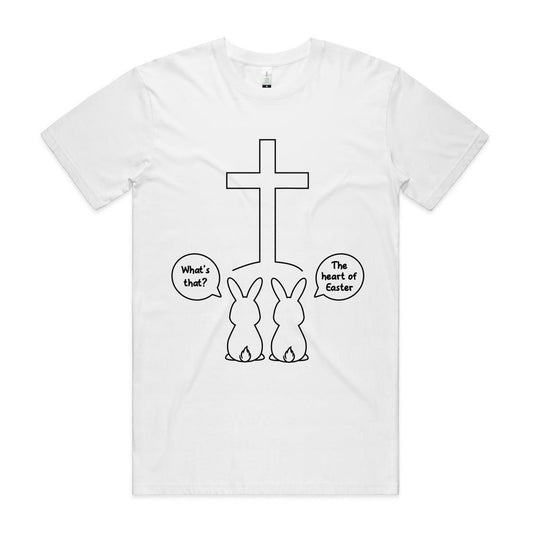 The heart of Easter Mens Organic Tee