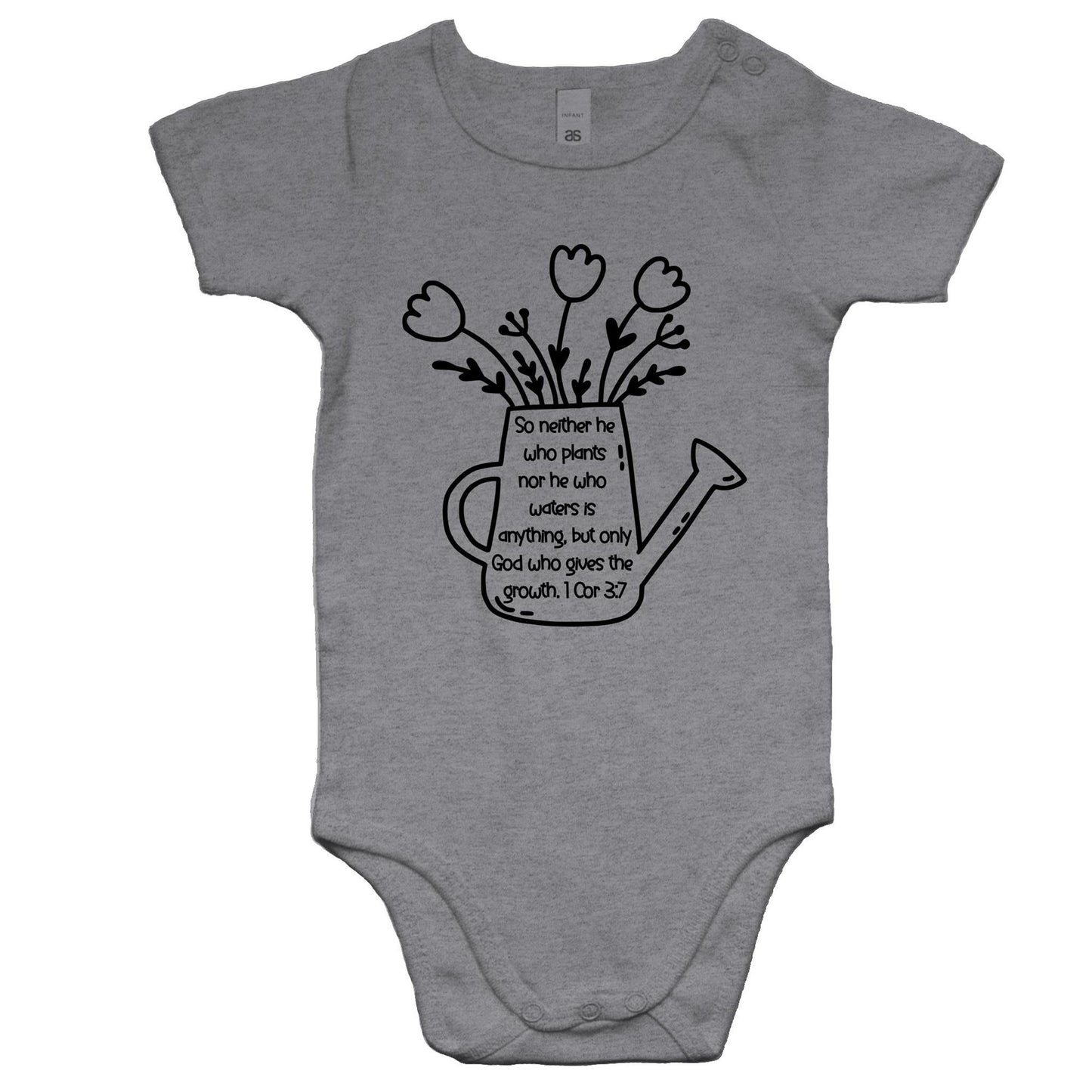 God Made It Grow Baby Onesie Romper