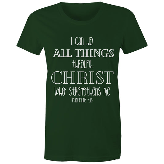 Through Christ Women's Tee