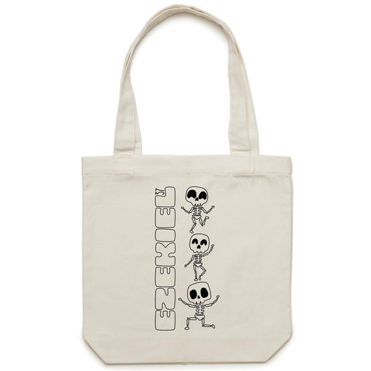 Ezekiel 37 Canvas Bible Tote Bag - Carrie