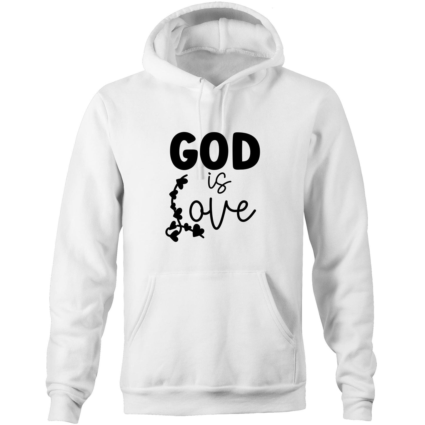 God is Love Pocket Hoodie Sweatshirt