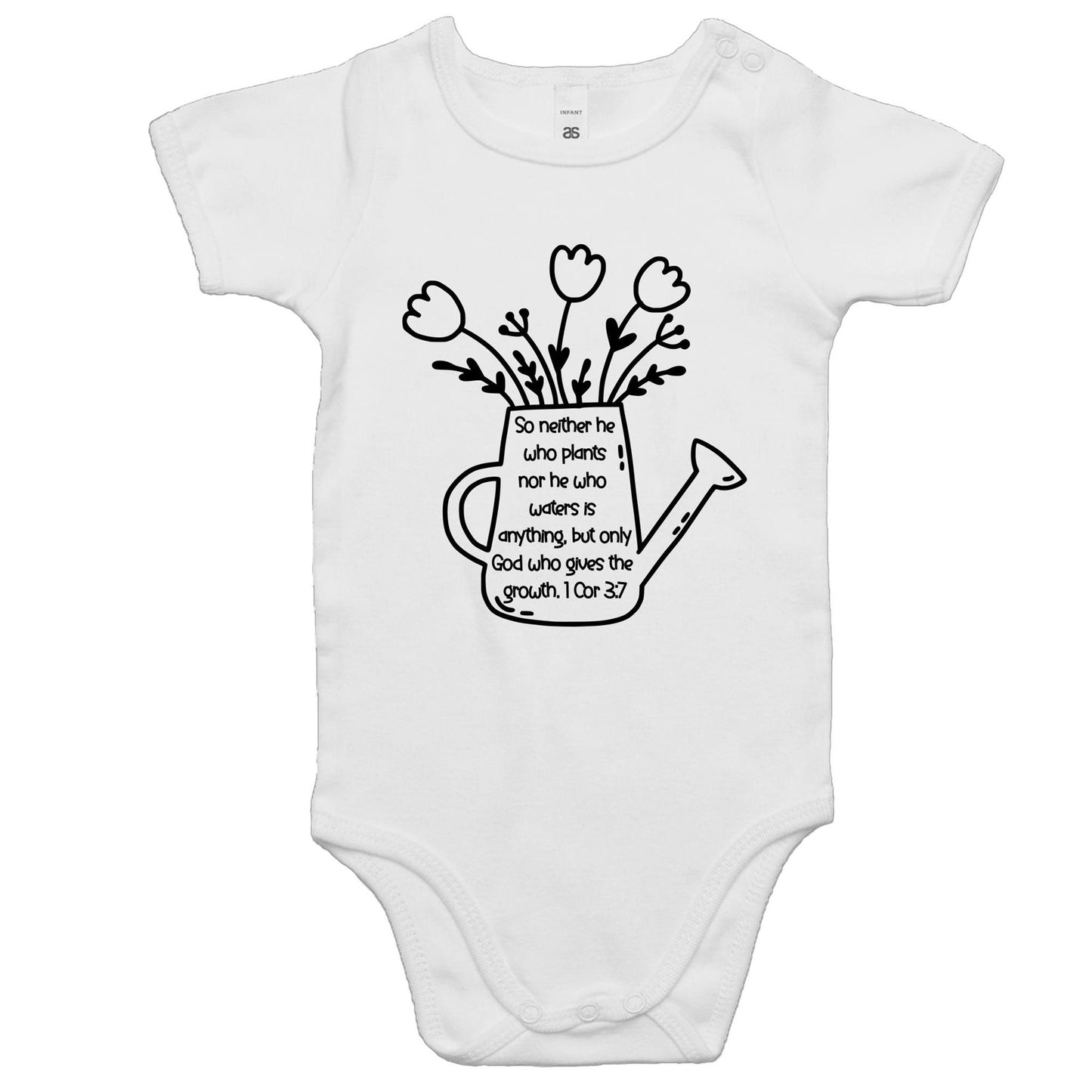 God Made It Grow Baby Onesie Romper