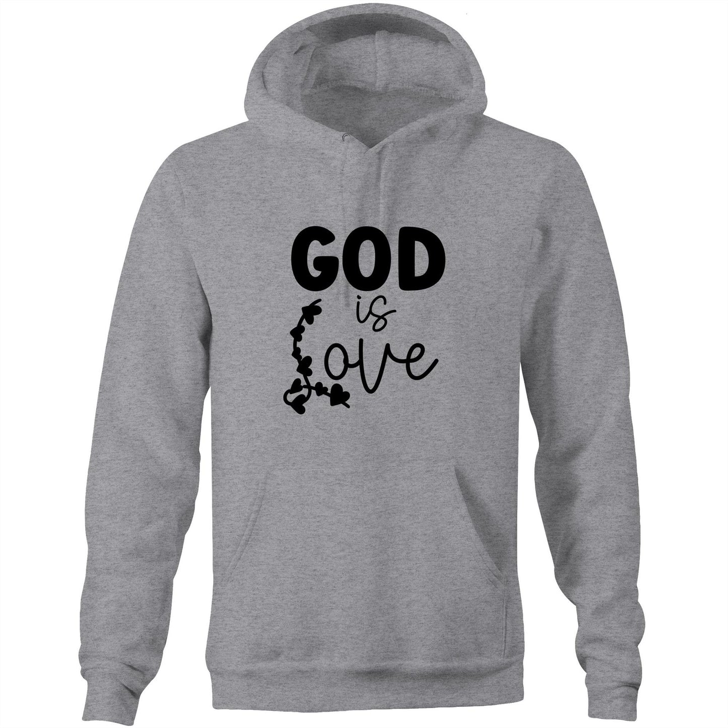 God is Love Pocket Hoodie Sweatshirt