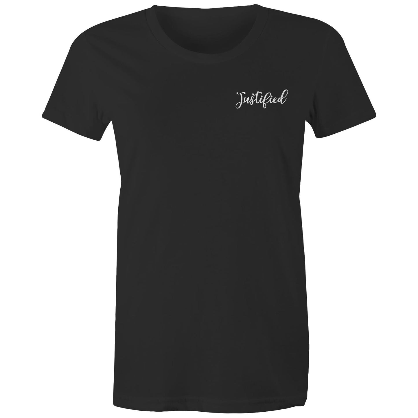 Justified Simple Women's Organic Tee