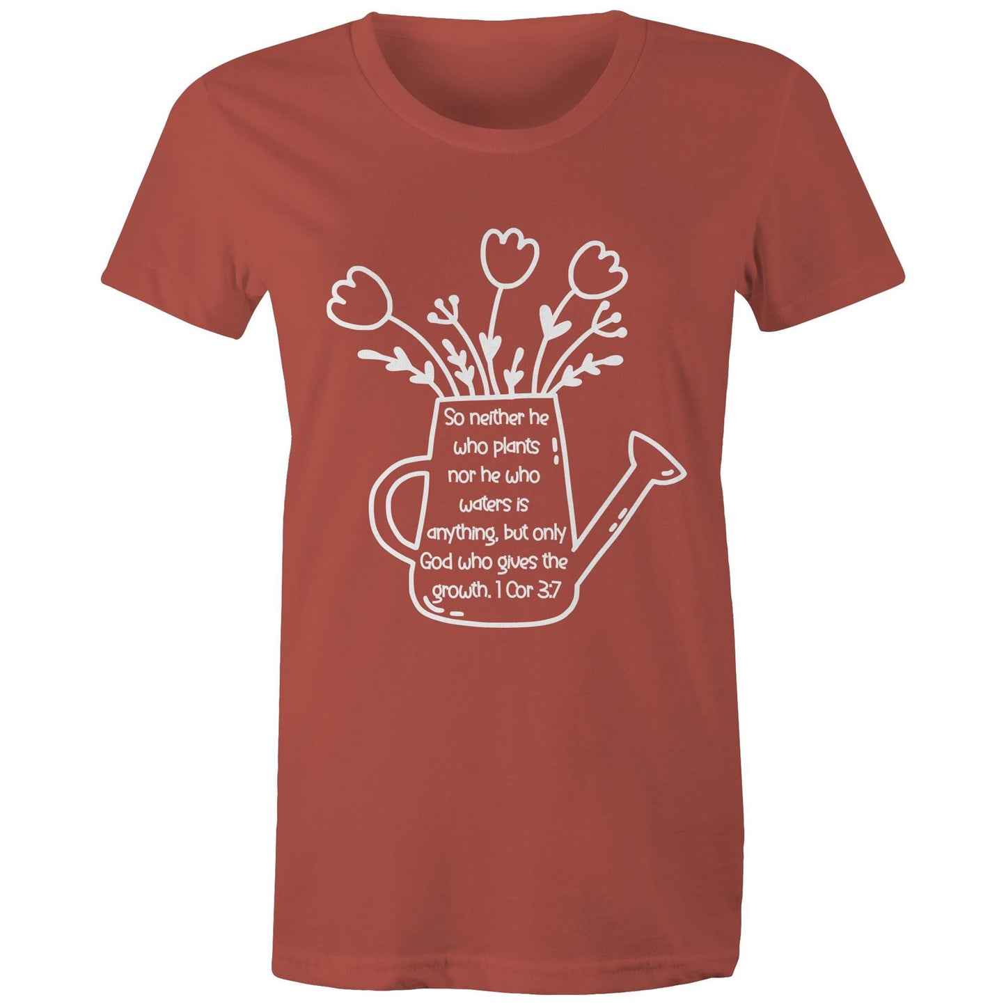 God Made It Grow Christian Women's Tee