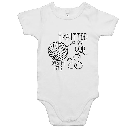 Knitted by God Baby Onesie Romper