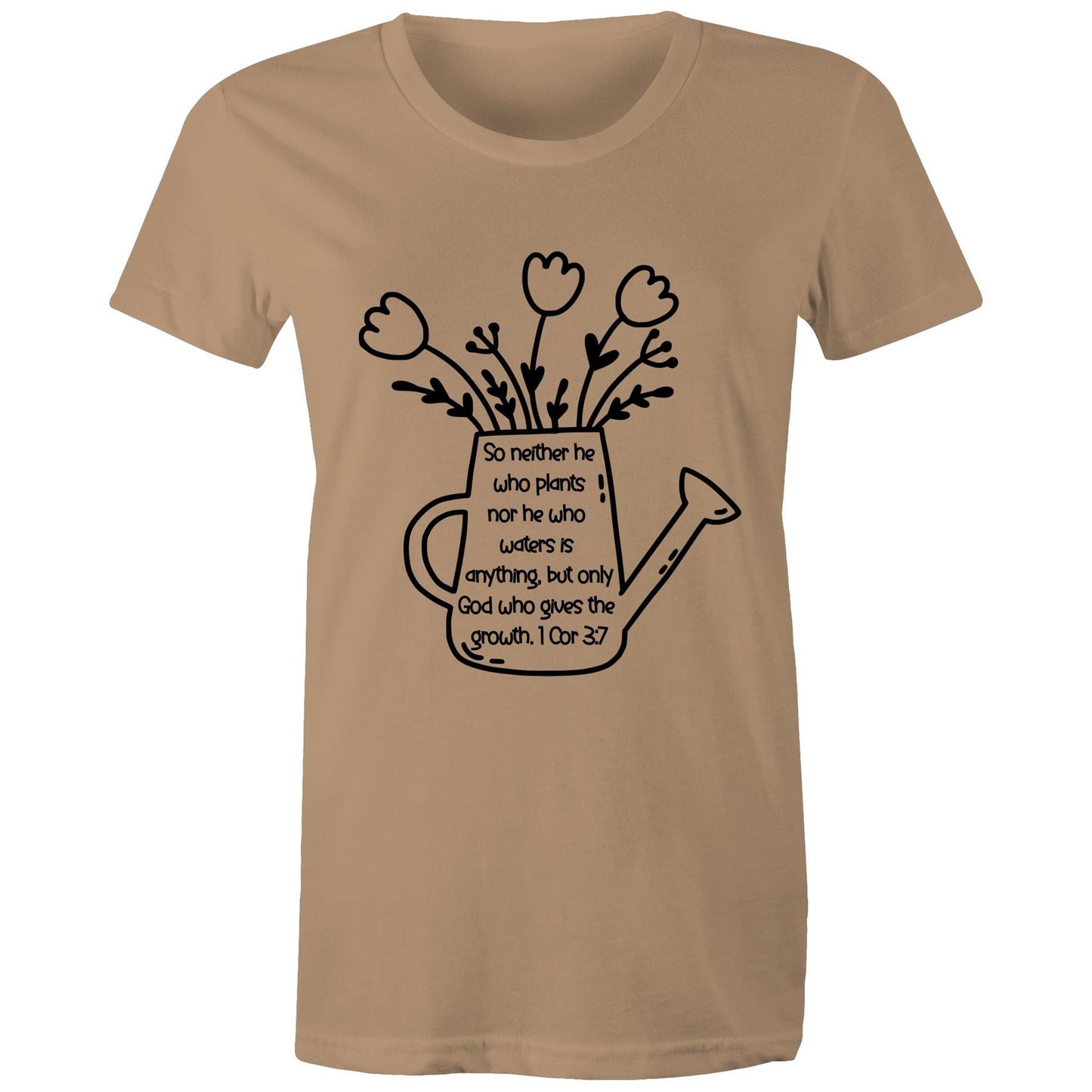 God Made It Grow Christian Women's Tee