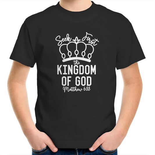 Seek Gods Kingdom First Kids & Youth T-Shirt