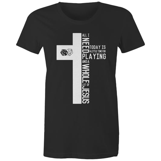 I Need Games & Jesus Women's T-Shirt