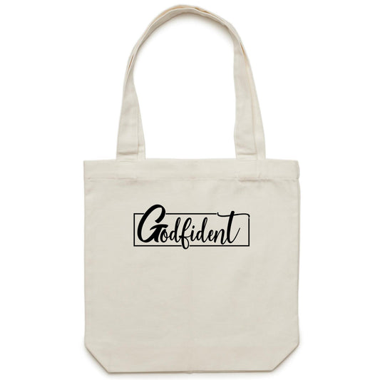 Godfident - Carrie - Canvas Tote Bag