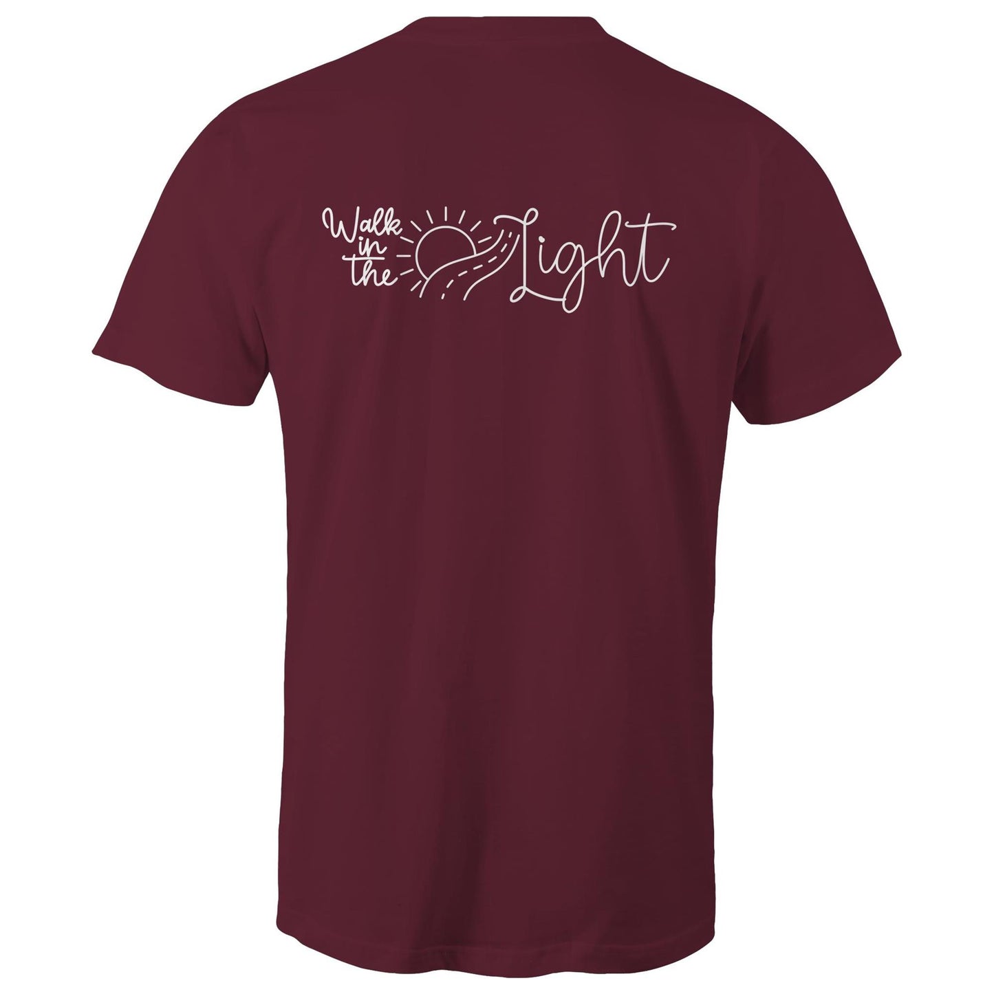 Walk in the Light Men's Christian TShirt