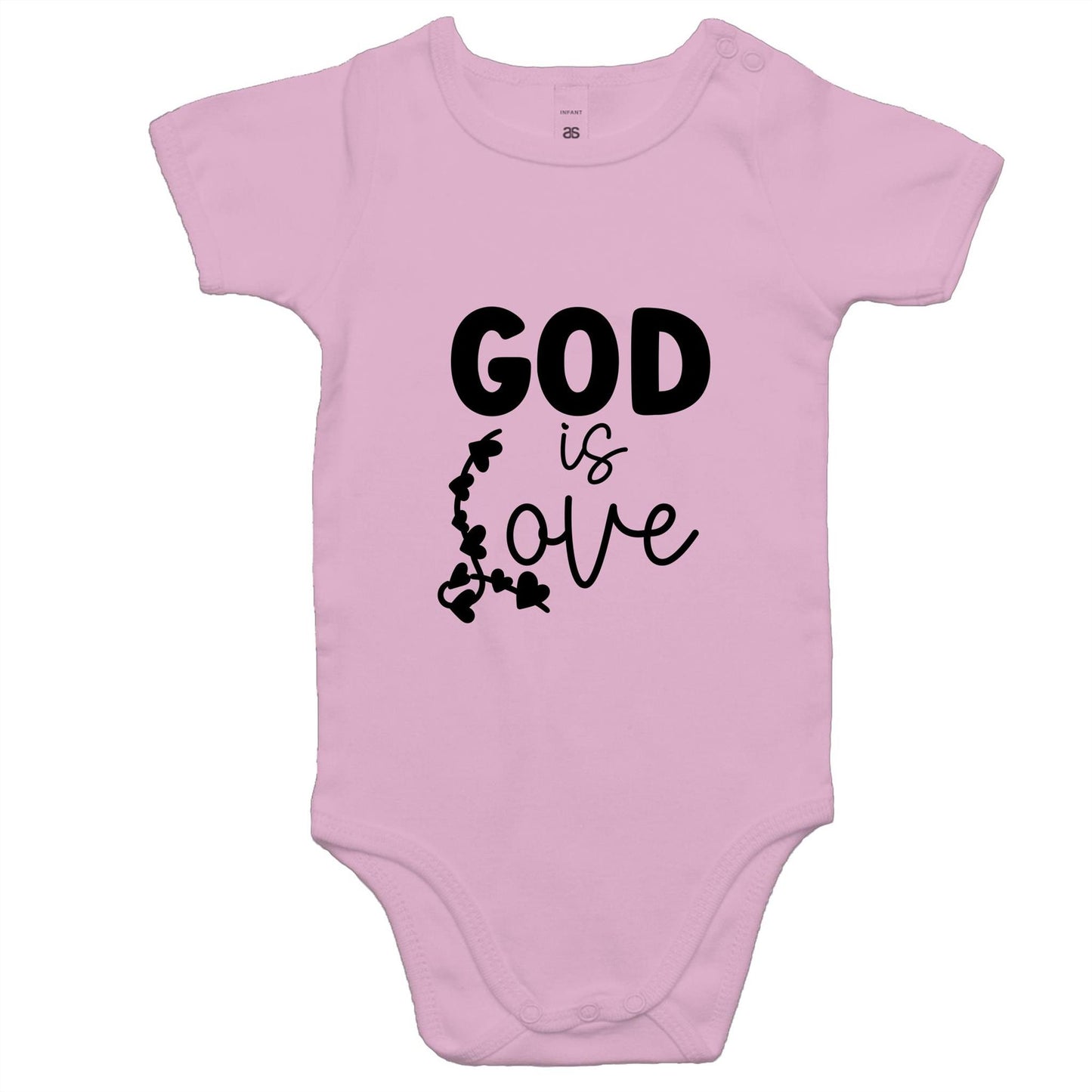 God is Love Baby Onesie Christian Romper