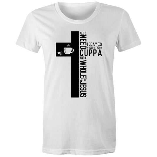 Cuppa & Jesus Women's Organic Tee