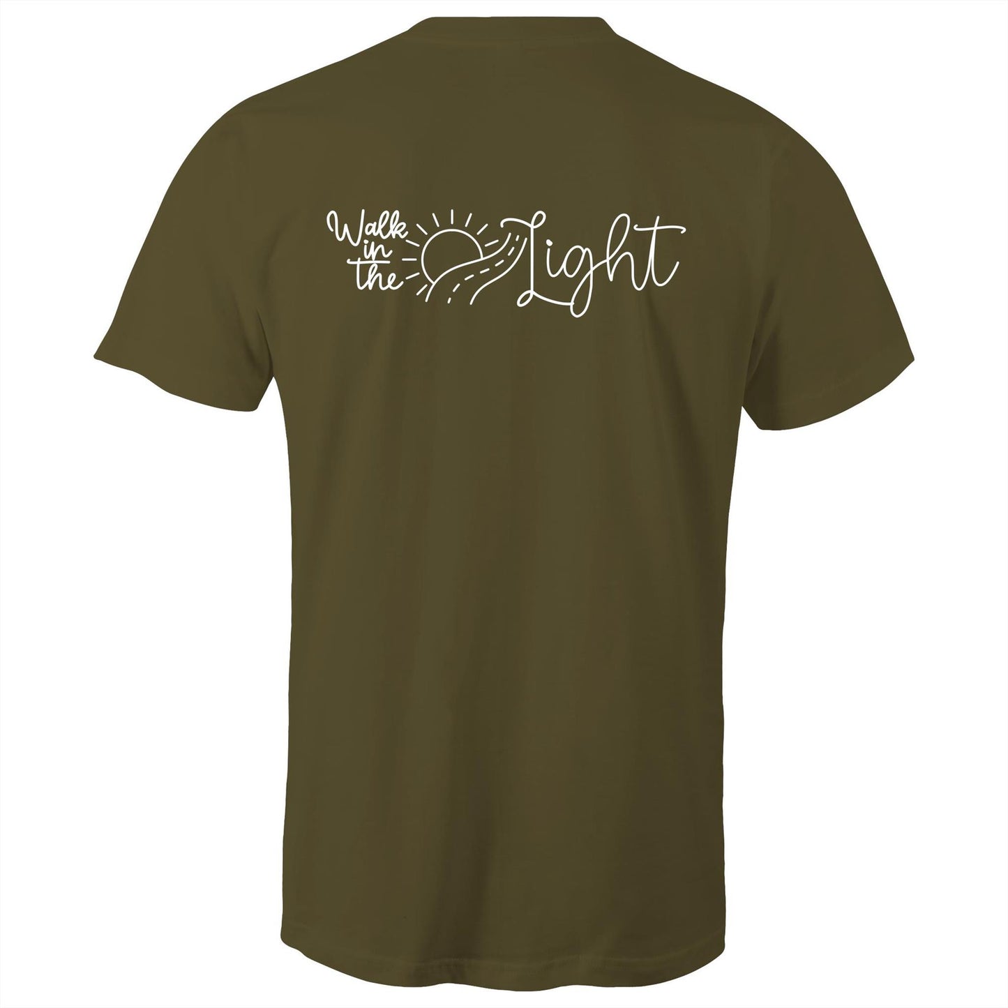Walk in the Light Men's Christian TShirt