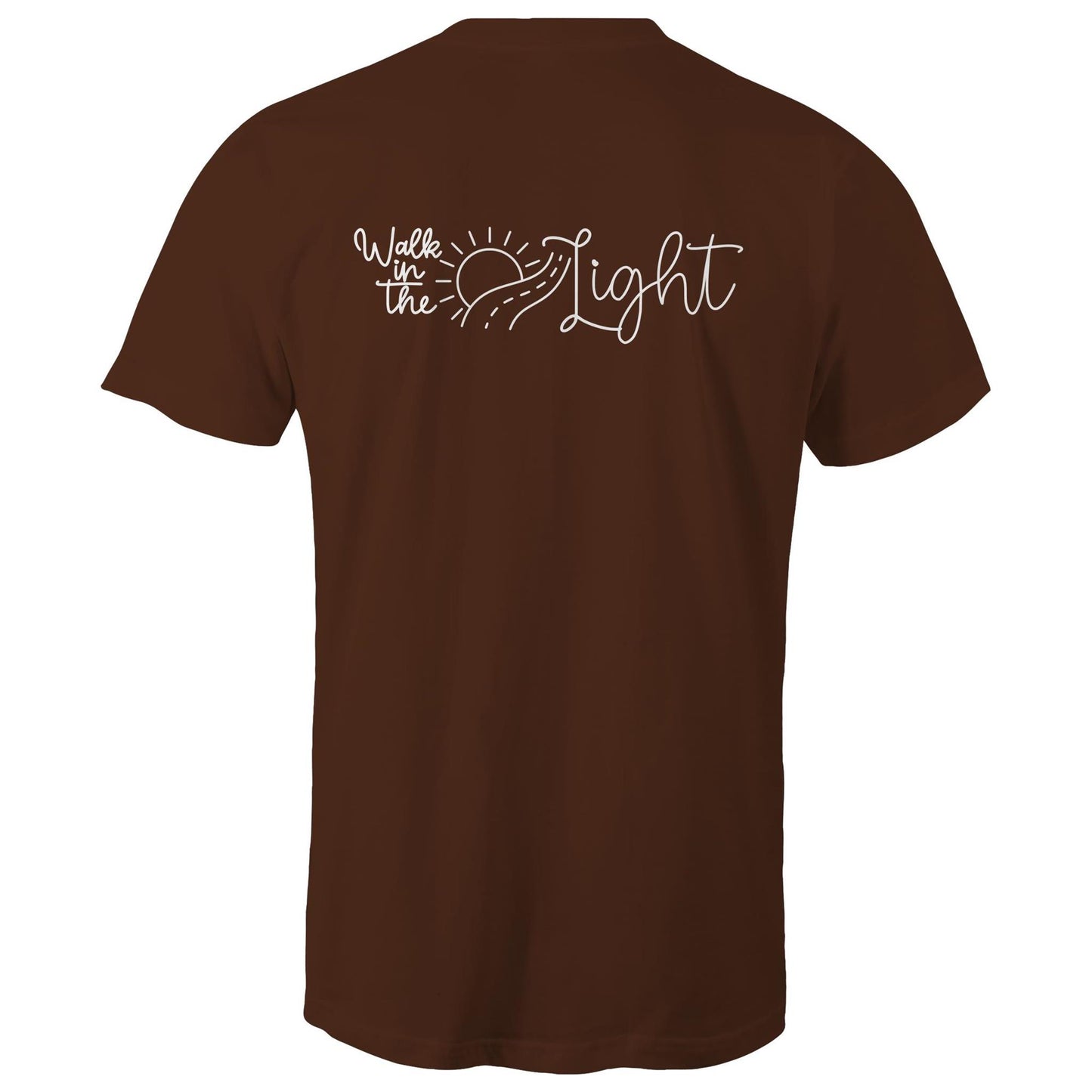 Walk in the Light Men's Christian TShirt