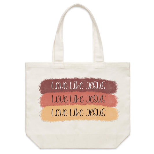 Love Like Jesus Shoulder Canvas Tote Bag