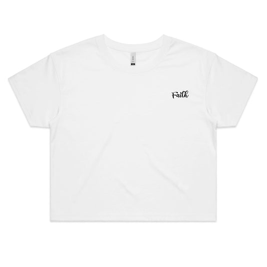 Faith Women's Crop Tee