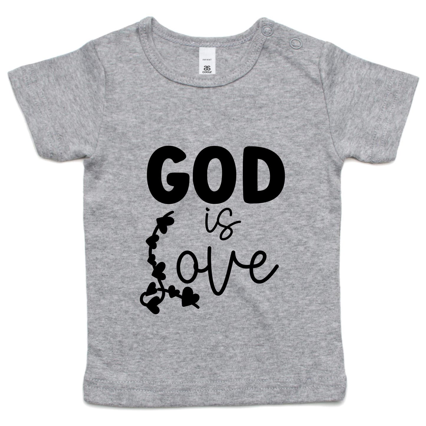 God is Love Christian Toddler Tee