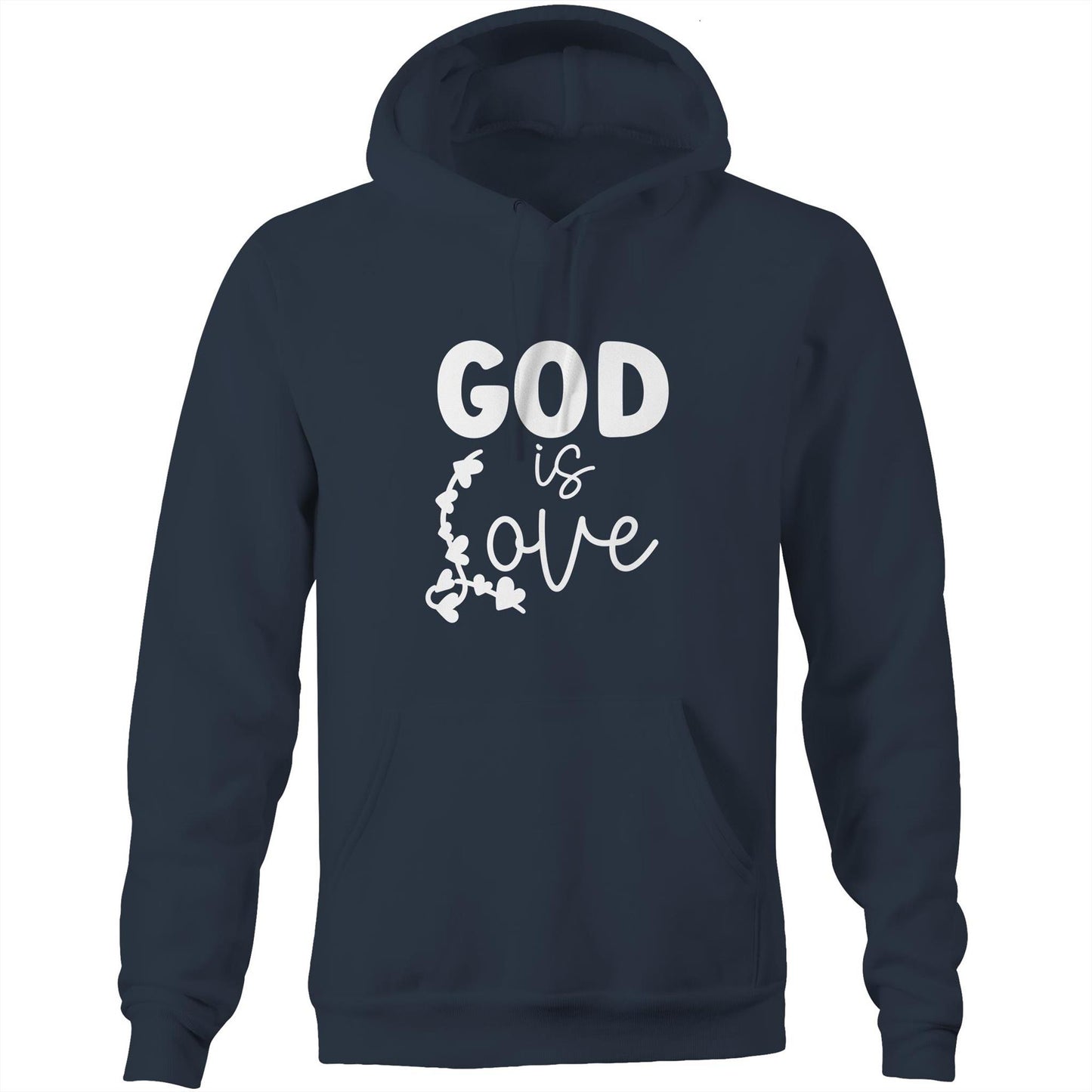 God is Love Pocket Hoodie Sweatshirt